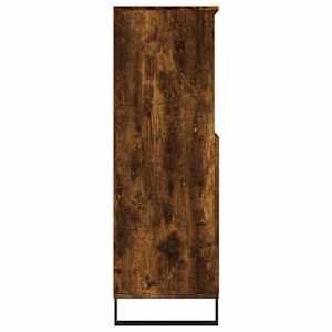Skříň highboard kouřový dub 60 x 36 x 110 cm kompozitní dřevo - obrázek 7