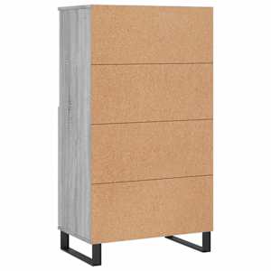 Skříň highboard šedá sonoma 60 x 36 x 110 cm kompozitní dřevo - obrázek 8