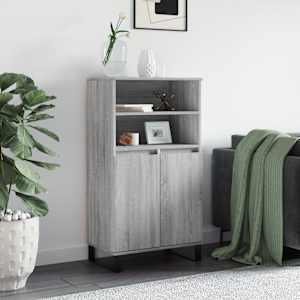 Skříň highboard šedá sonoma 60 x 36 x 110 cm kompozitní dřevo - obrázek 1