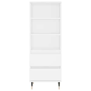 Skříň highboard bílá 40 x 36 x 110 cm kompozitní dřevo - obrázek 5