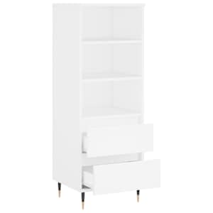 Skříň highboard bílá 40 x 36 x 110 cm kompozitní dřevo - obrázek 6