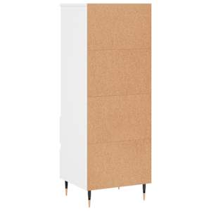 Skříň highboard bílá 40 x 36 x 110 cm kompozitní dřevo - obrázek 8