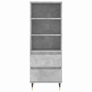 Skříň highboard betonově šedá 40 x 36 x 110 cm kompozitní dřevo - obrázek 5