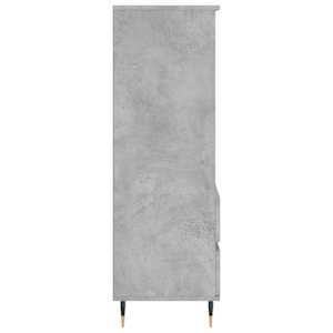 Skříň highboard betonově šedá 40 x 36 x 110 cm kompozitní dřevo - obrázek 7