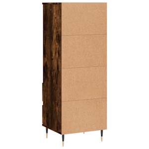 Skříň highboard kouřový dub 40 x 36 x 110 cm kompozitní dřevo - obrázek 8
