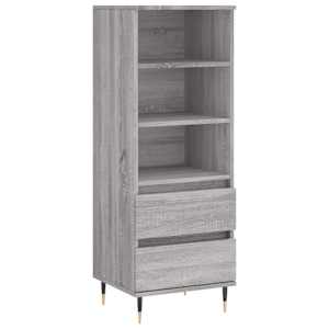Skříň highboard šedá sonoma 40 x 36 x 110 cm kompozitní dřevo - obrázek 2