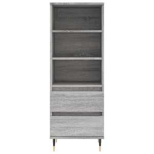 Skříň highboard šedá sonoma 40 x 36 x 110 cm kompozitní dřevo - obrázek 5