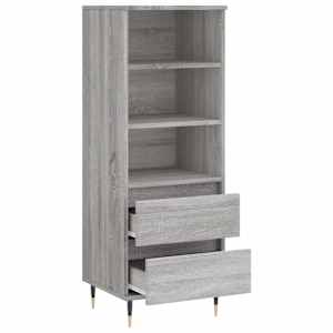 Skříň highboard šedá sonoma 40 x 36 x 110 cm kompozitní dřevo - obrázek 6