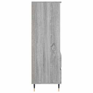 Skříň highboard šedá sonoma 40 x 36 x 110 cm kompozitní dřevo - obrázek 7