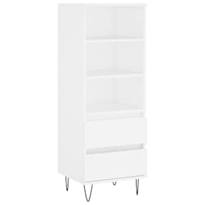 Skříň highboard bílá 40 x 36 x 110 cm kompozitní dřevo - obrázek 2