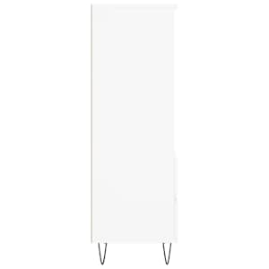 Skříň highboard bílá 40 x 36 x 110 cm kompozitní dřevo - obrázek 7
