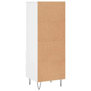 Skříň highboard bílá 40 x 36 x 110 cm kompozitní dřevo - obrázek 8