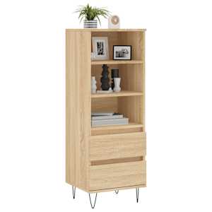 Skříň highboard dub sonoma 40 x 36 x 110 cm kompozitní dřevo - obrázek 3