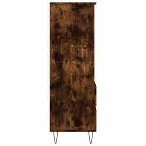 Skříň highboard kouřový dub 40 x 36 x 110 cm kompozitní dřevo - obrázek 7