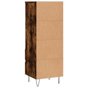 Skříň highboard kouřový dub 40 x 36 x 110 cm kompozitní dřevo - obrázek 8