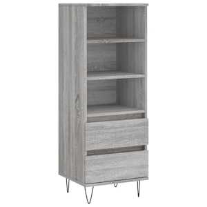 Skříň highboard šedá sonoma 40 x 36 x 110 cm kompozitní dřevo - obrázek 2