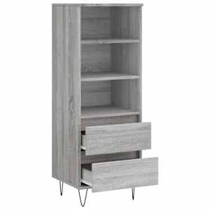 Skříň highboard šedá sonoma 40 x 36 x 110 cm kompozitní dřevo - obrázek 6