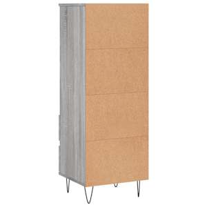 Skříň highboard šedá sonoma 40 x 36 x 110 cm kompozitní dřevo - obrázek 8