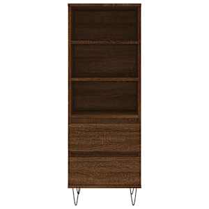 Skříň highboard hnědý dub 40 x 36 x 110 cm kompozitní dřevo - obrázek 5