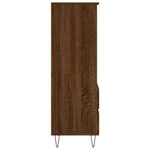 Skříň highboard hnědý dub 40 x 36 x 110 cm kompozitní dřevo - obrázek 7