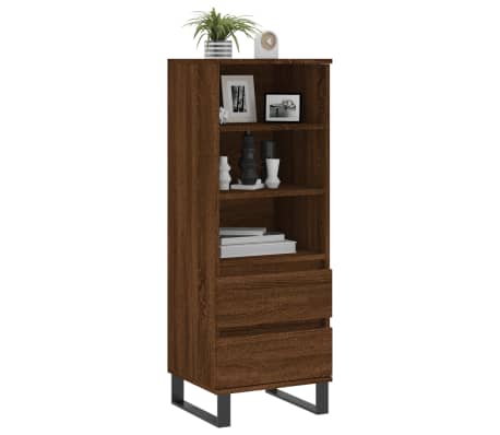 vidaXL Dulap &icirc;nalt, stejar maro, 40x36x110 cm, lemn compozit