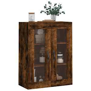 Nástěnná skříňka kouřový dub 69,5 x 34 x 90 cm kompozitní dřevo - obrázek 4