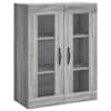 vidaXL seinakapp, hall Sonoma tamm, 69,5 x 34 x 90 cm, tehispuit