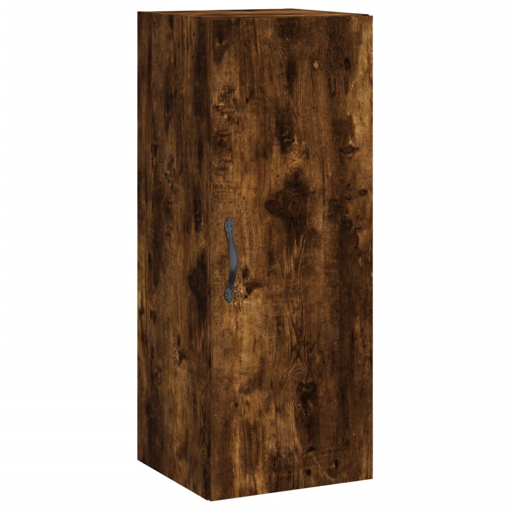 vidaXL Nástěnná skříňka kouřový dub 34,5 x 34 x 90 cm kompozitní dřevo