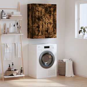 Nástěnná skříňka kouřový dub 69,5 x 34 x 90 cm kompozitní dřevo - obrázek 1