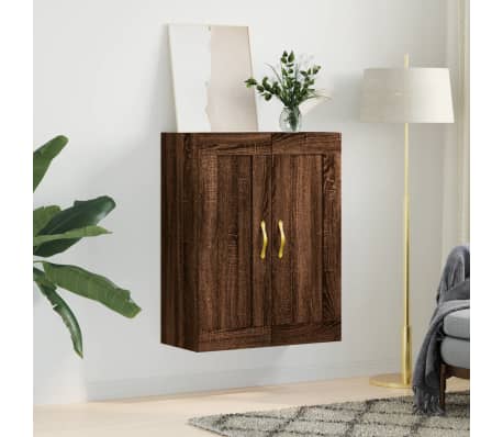 vidaXL Armoire murale ch&ecirc;ne marron 69,5x34x90 cm bois d'ing&eacute;nierie