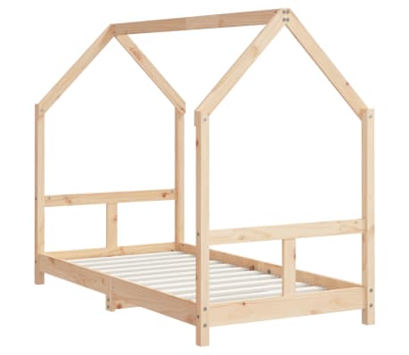 vidaXL Estructura de cama para niños madera maciza de pino 80x160 cm