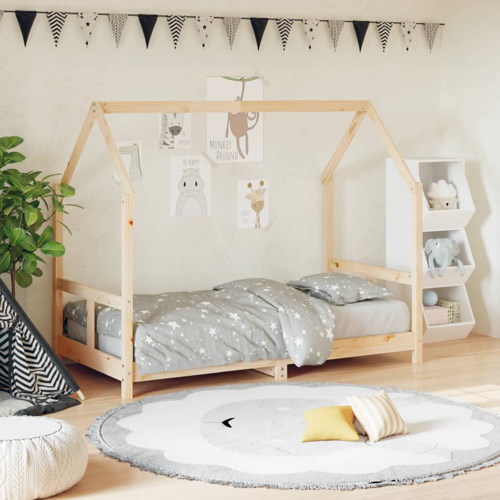 Okvir za dječji krevet 80 x 160 cm od masivne borovine Kreveti za djecu i bebe Naručite namještaj na deko.hr