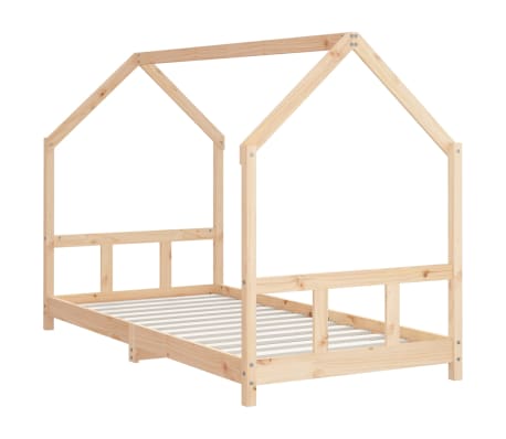 vidaXL Kids Bed Frame 90x190 cm Solid Wood Pine