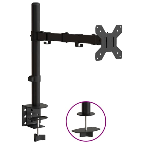 vidaXL monitori kinnitus must terase VESA 75/100 mm