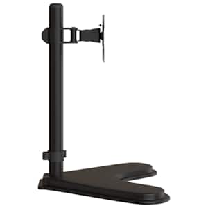 Držák na monitor černý ocel VESA 75/100 mm - obrázek 5
