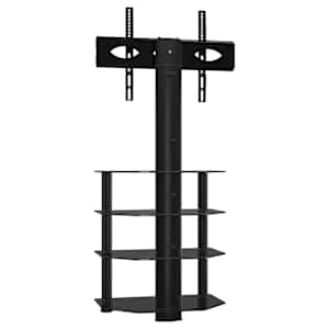 vidaXL TV-benk hj&oslash;rne 4-lags for 32-70 tommer svart