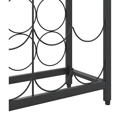 Botellero Pared Para 10 Botellas De Vino - Estante Metal Dorado, 120cm, Fácil Montaje, Cocina Despensa