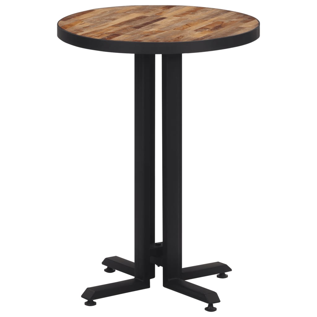 Thumbnail - vidaXL Bistrotisch Rund Ø55x76 cm Recyceltes Massivholz Teak
