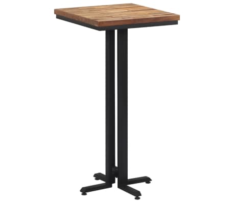 vidaXL Bar Table 55x55x110 cm Solid Reclaimed Teak