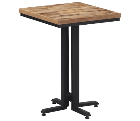 vidaXL J&iacute;deln&iacute; stůl 55 x 55 x 76 cm masivn&iacute; recyklovan&yacute; teak