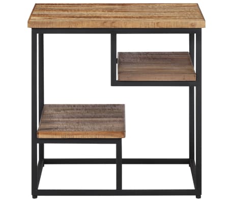 vidaXL Bočni stolić 50 x 50 x 50 cm od masivne obnovljene tikovine