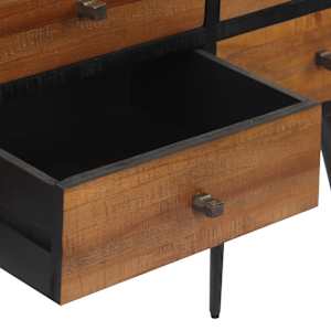 Konzolový stůl se zásuvkami 116 x 30 x 76 cm recyklovaný teak - obrázek 8