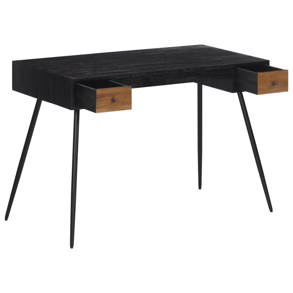 Thumbnail - vidaXL Schreibtisch 117x56,5x75 cm Recyceltes Massivholz Teak