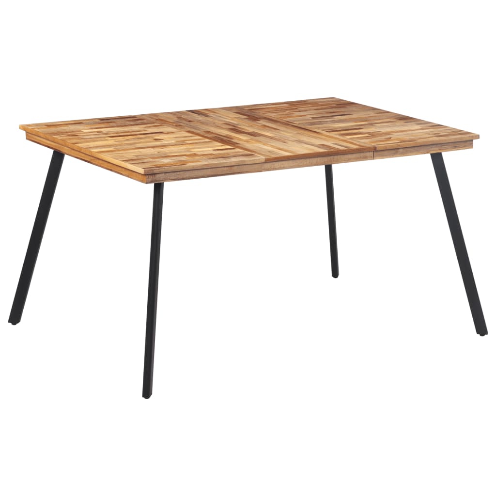 Jídelní stůl 148 x 97 x 76 cm masivní teakové dřevo