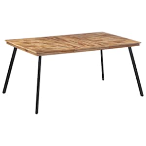 Jídelní stůl 169 x 98,5 x 76 cm masivní teakové dřevo - obrázek 1