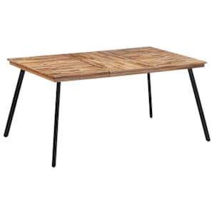 Jídelní stůl 169 x 98,5 x 76 cm masivní teakové dřevo - obrázek 8