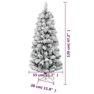 Umělý sklápěcí vánoční stromek se sněhem 120 cm - obrázek 9