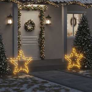 Vánoční světelná dekorace s hroty Hvězda 115 LED diod 85 cm - obrázek 1