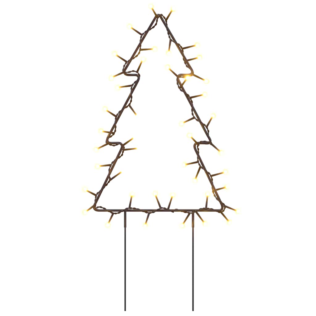 Thumbnail - vidaXL Weihnachtsbäume mit Erdspießen 3 Stk. 50 LEDs 30 cm