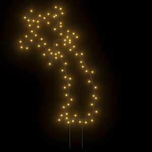 Vánoční světelná dekorace s hroty Kometa 80 LED diod 62 cm - obrázek 3